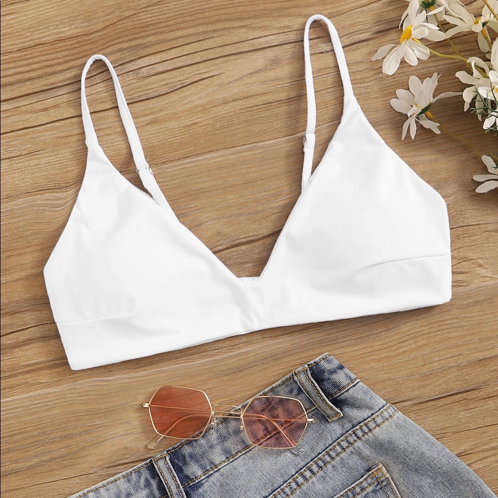 Spaghetti Strap Bikini Top